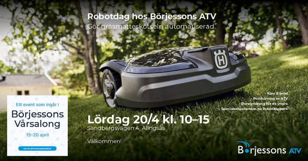 Robotdag hos Börjessons ATV – Gör gräsmatteskötseln Automatiserad!